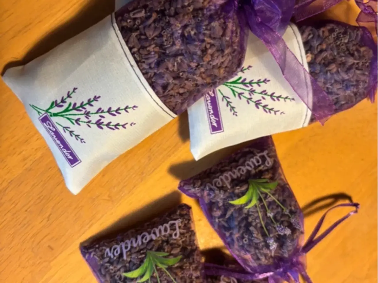 Billede 1 - Tørret lavendel i poser