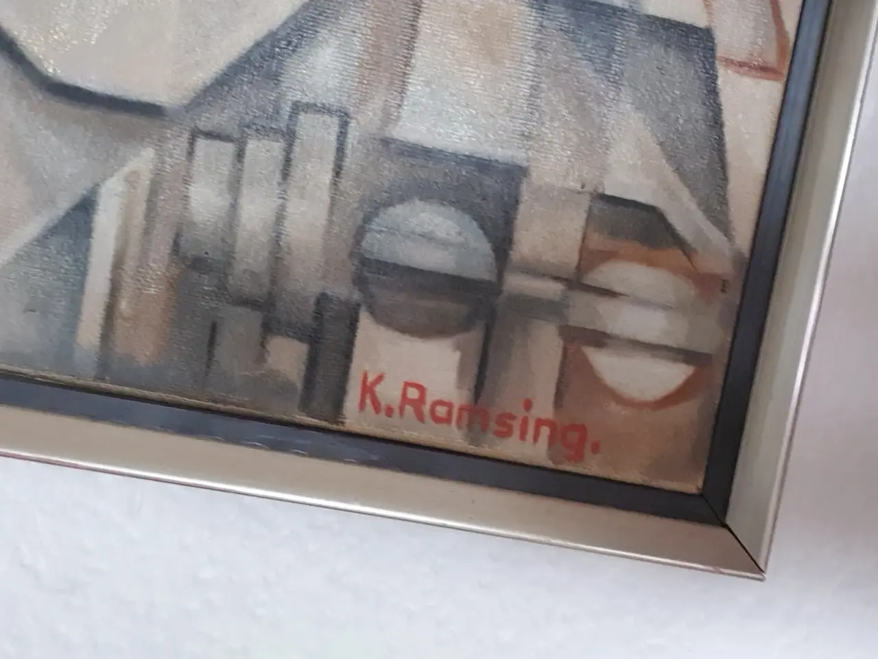 Billede 5 - Olie maleri kubisme af Karsten ramsing