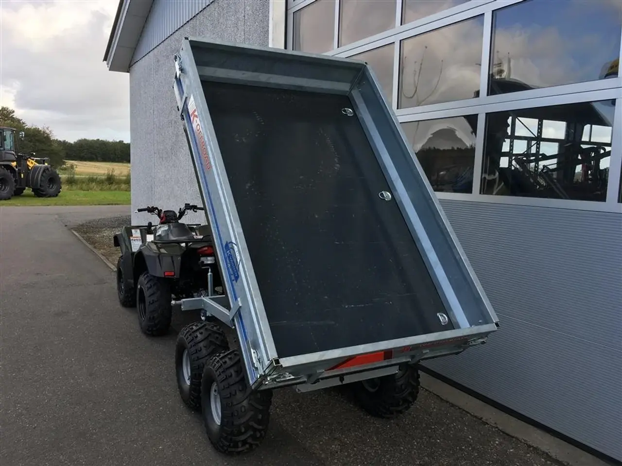 Billede 2 - K-vognen K-Offroad 1,2 tons Boggievagn TILBUD - 3-vejs tip, el-hydraulisk