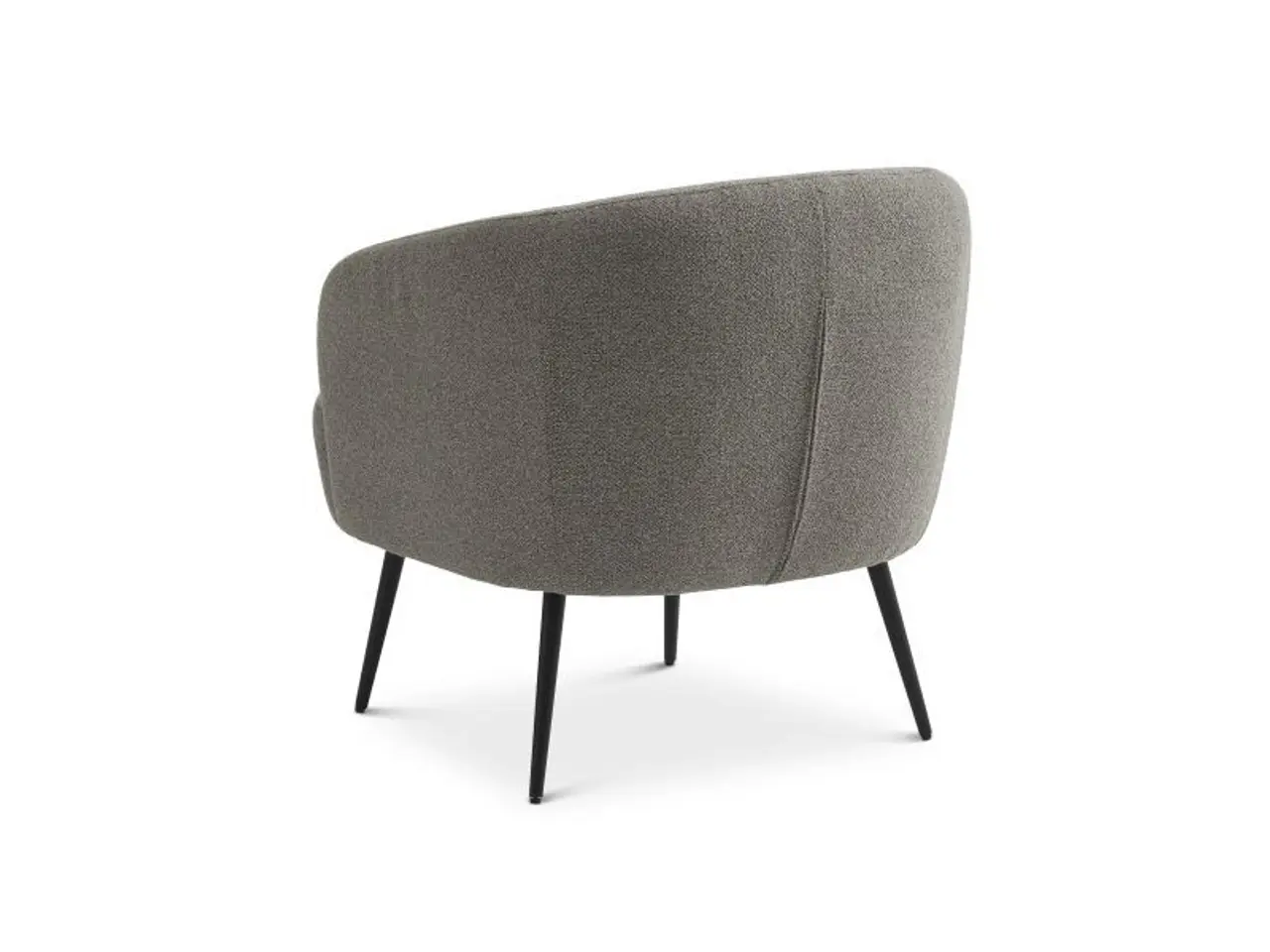 Billede 2 - Conrad loungestol MUSHROOM stof med sort metalben