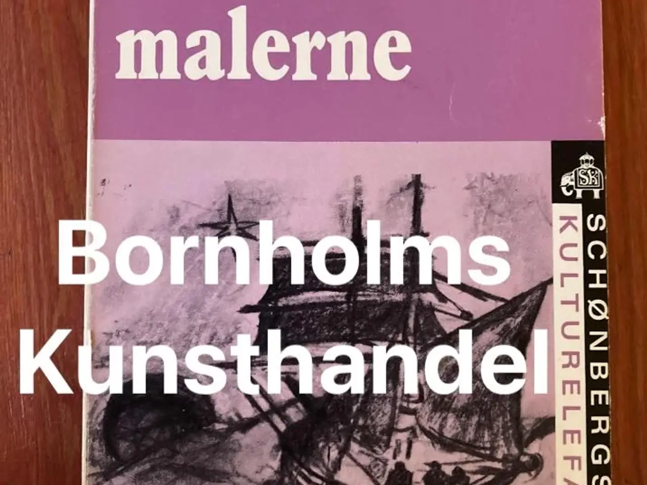 Billede 2 - Maleri bornholmsk kyst med klipper