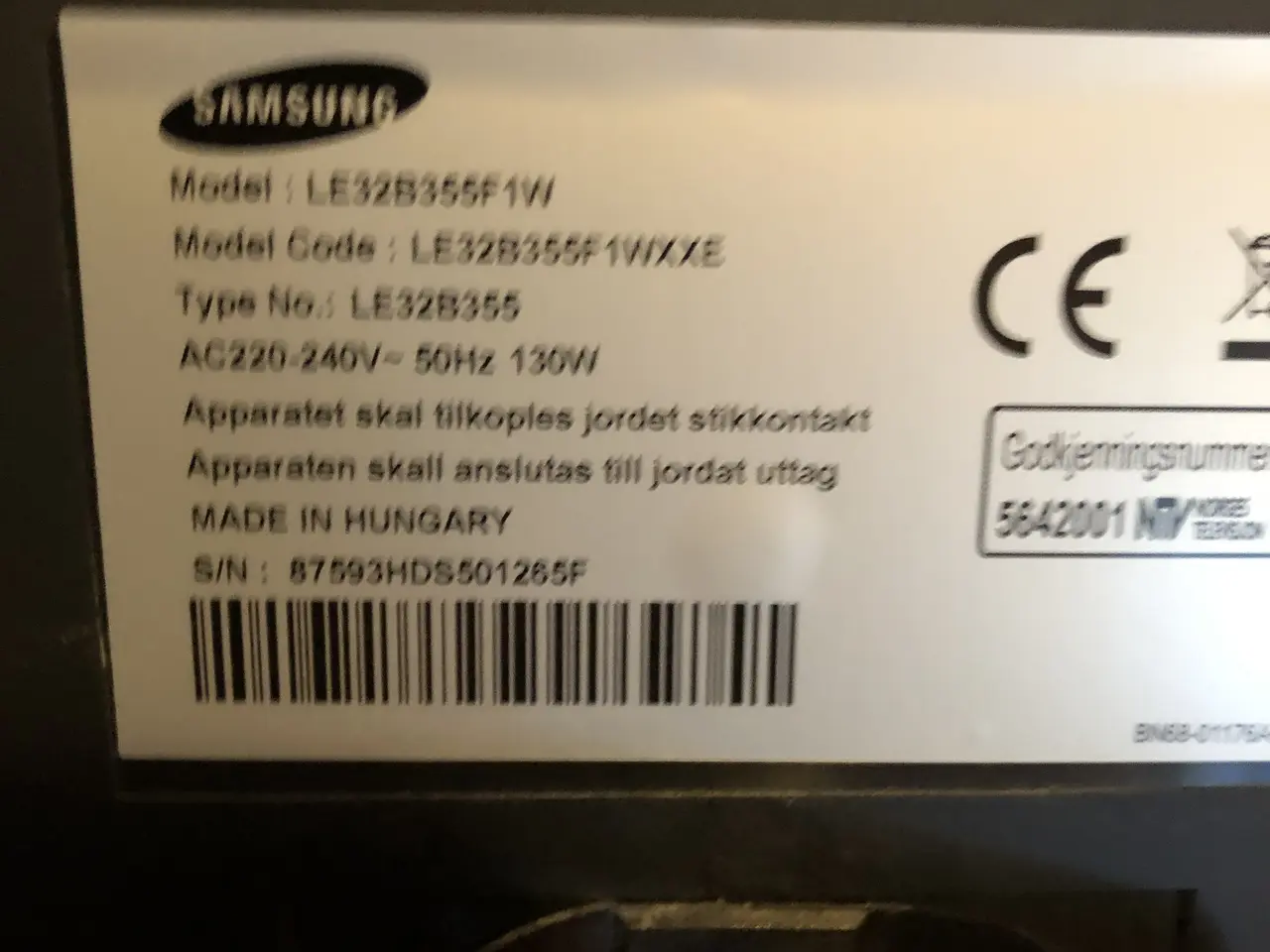 Billede 6 - Tv Samsung 32”