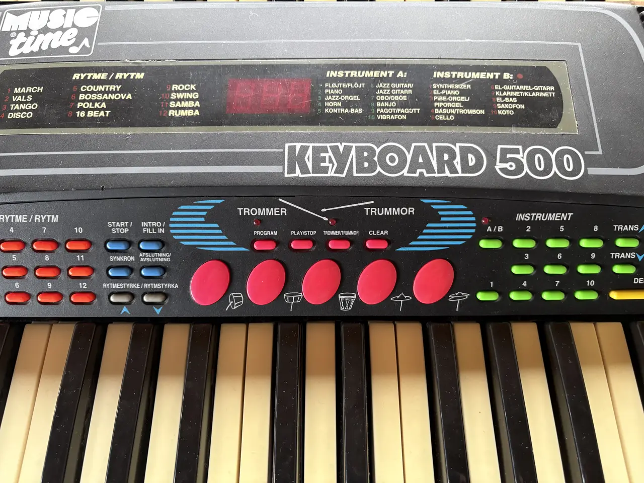 Billede 4 - Keyboard Music Time 500