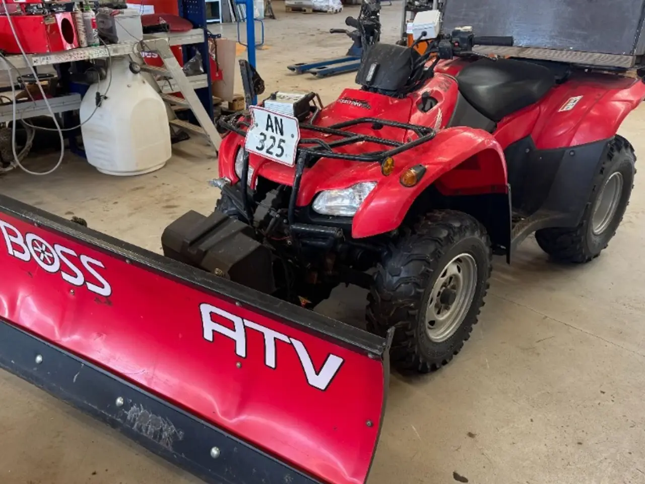 Billede 1 - Honda 420 med sneplov og spreder
