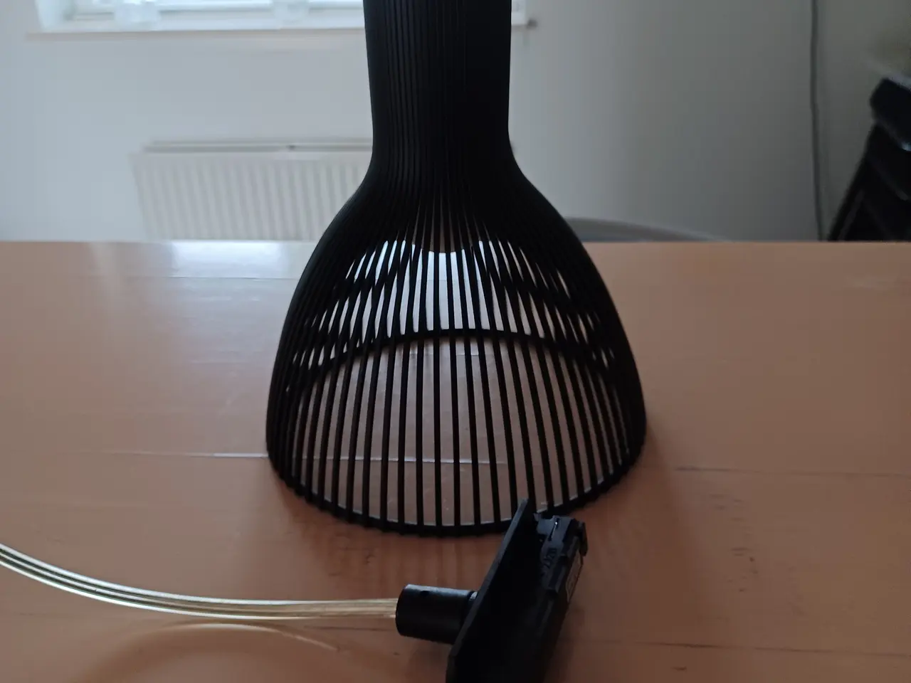 Billede 1 - 3 stk loftslampe sort metal