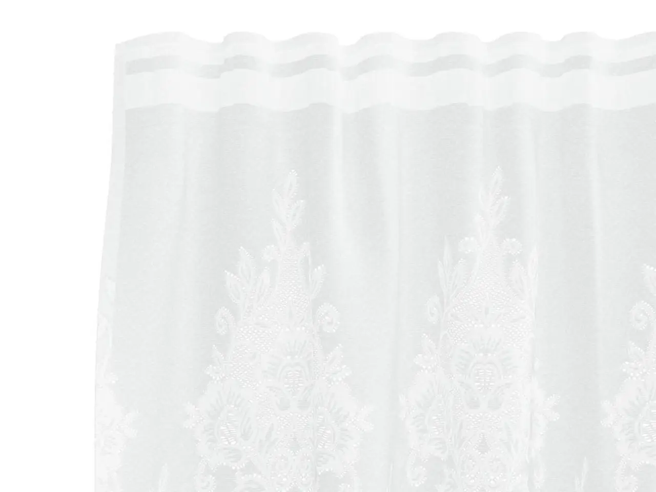 Billede 3 - Gardiner med gardiner Hvid 500 x 180 cm Polyester
