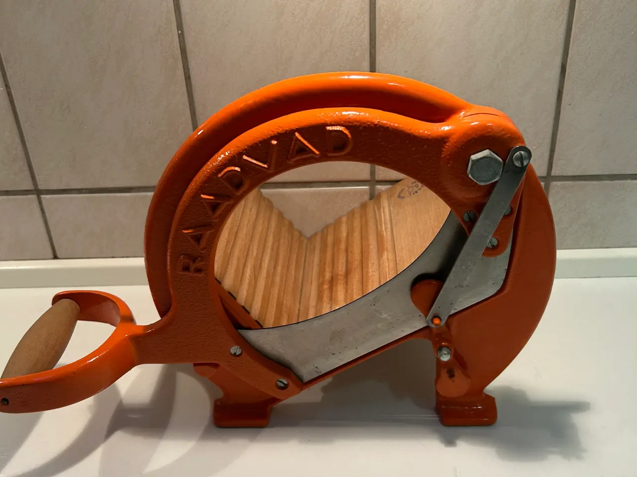 Billede 1 - Gl. Raadvad brødmaskine orange
