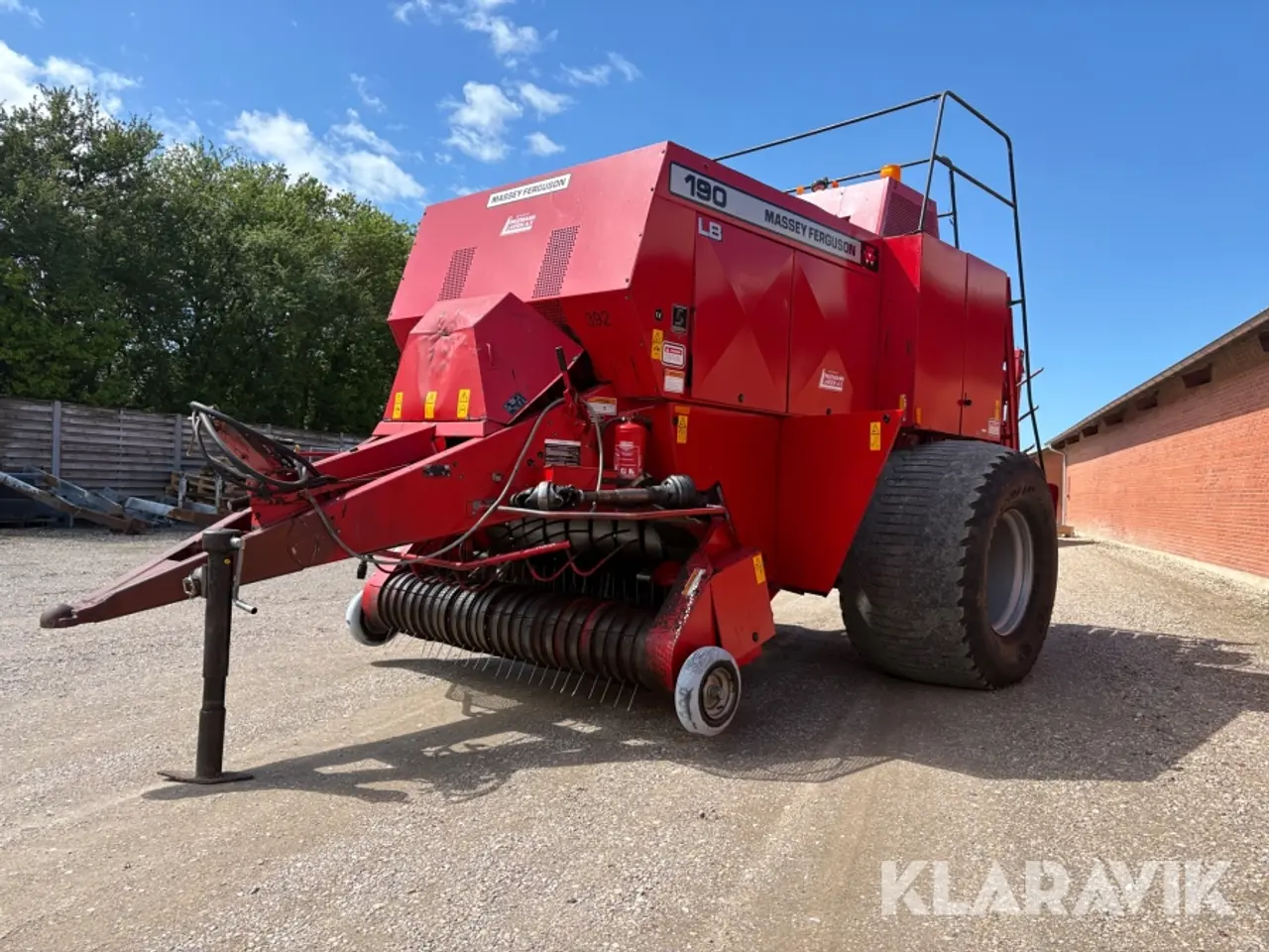 Billede 1 - Ballepresser Massey Ferguson 190