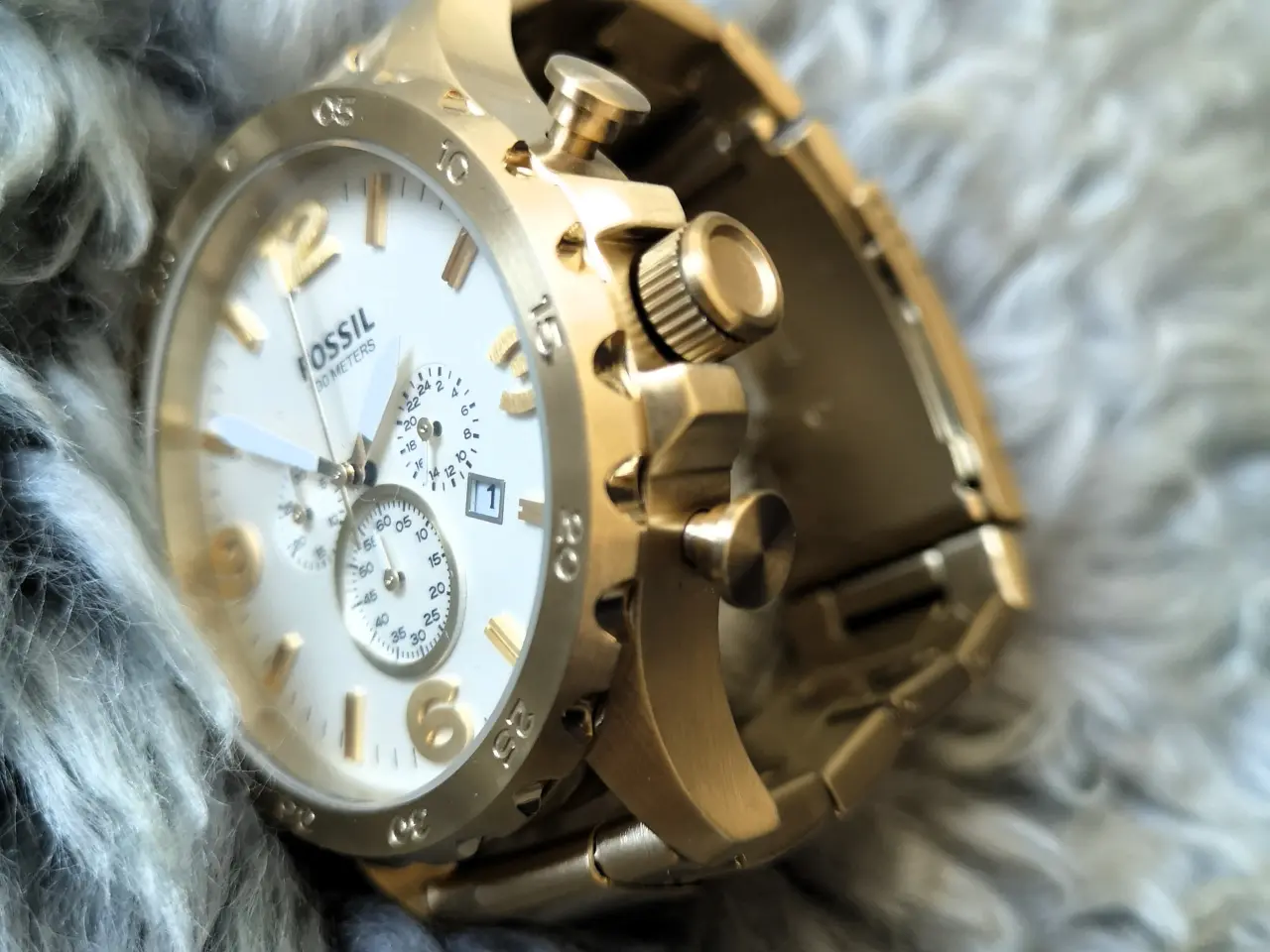 Billede 10 - 6 x Fossil herreur + 3 x Fossil armbånd