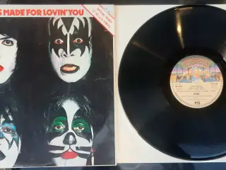 Kiss ... i was made for loving you 12" maxi UK