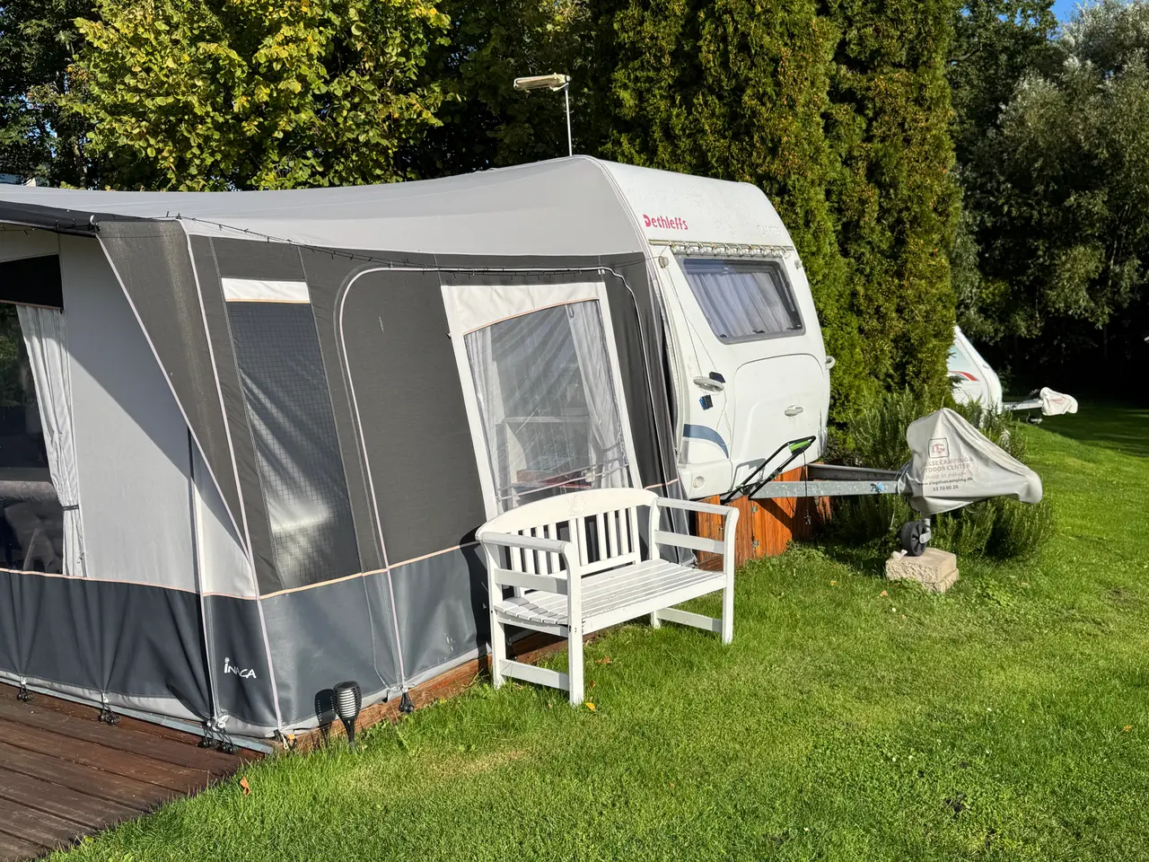 Billede 1 - Campingvogn med nyt fortelt