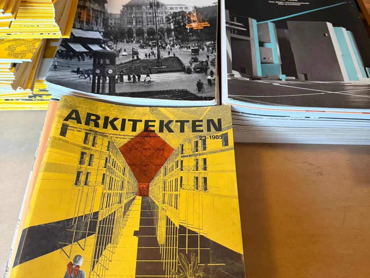 Billede 1 - Arkitekten 1985-1989 hele årgange
