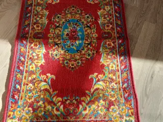 Ny Tæppe Løber 60Bx100L Rød/Blå/Gullige Farver