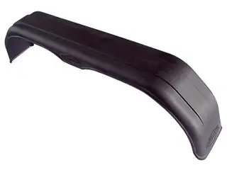 Skærm dobbelt sort 240mm