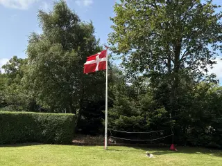 Glasfiber flagstang sælges