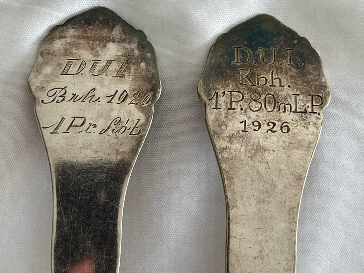 Billede 1 - 2 historiske præmier i sølvplet