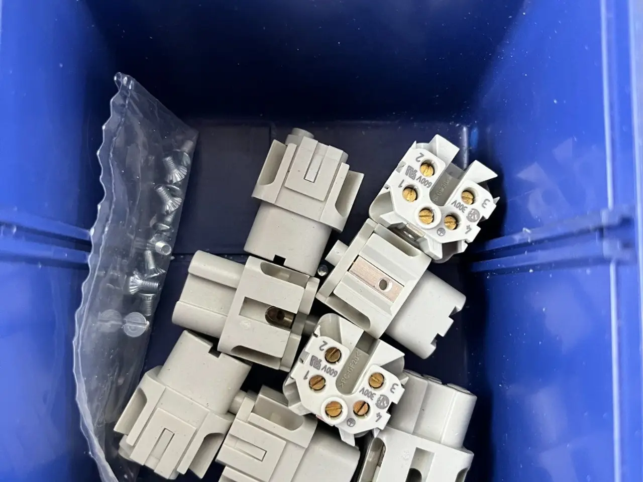 Billede 6 - Harting Han Q5/0-M-QL & Q5/0-F-QL Connectors parti