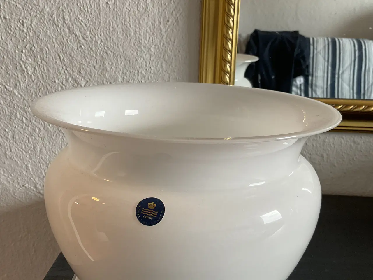 Billede 1 - Holmegård Urtepotte/vase h 16 cm/ d 21 cm