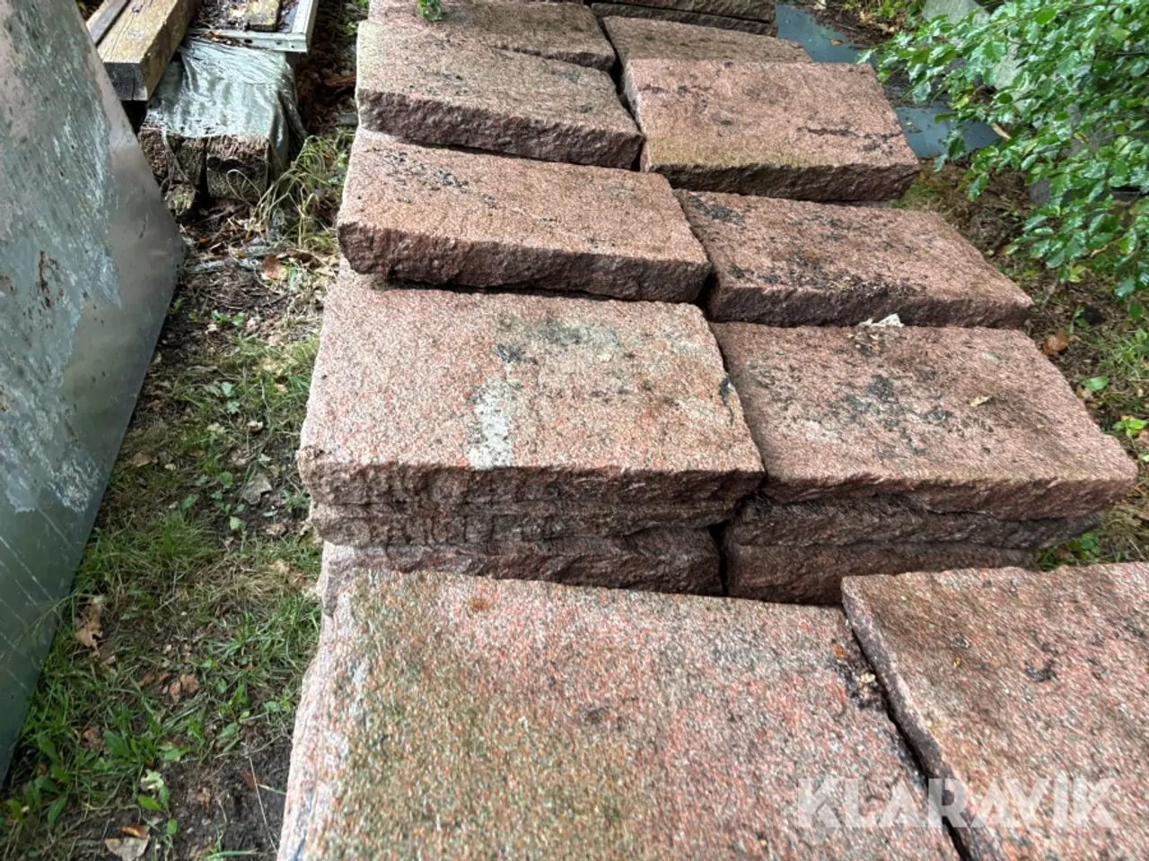 Billede 6 - Granit sten Bornholmsk Granit Rød 140 hele sten