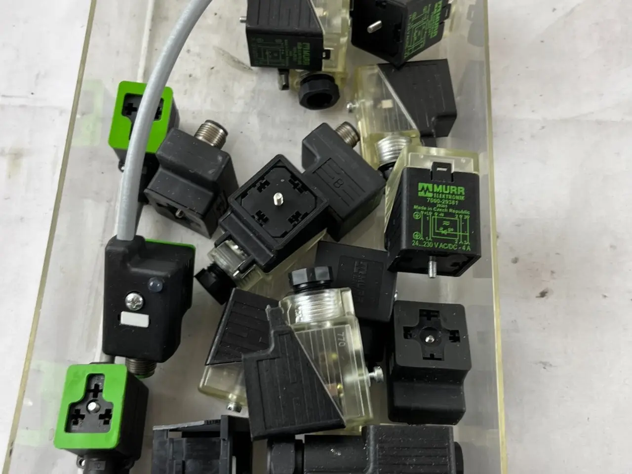 Billede 11 - Murr Elektronik ventil stik Plug DIN 43650 blandet
