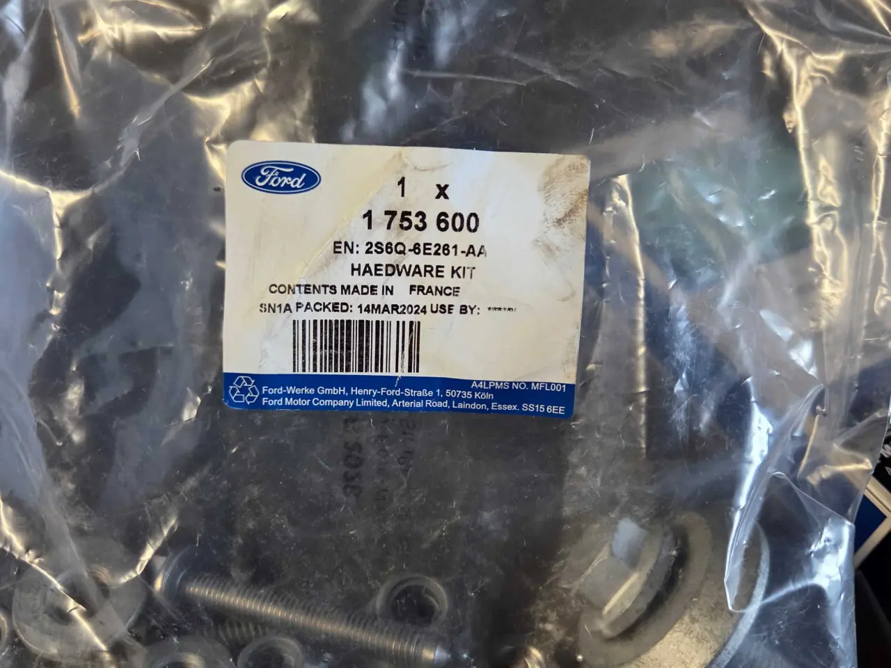 Billede 3 - Tandremssæt Ford 1,6 tdci