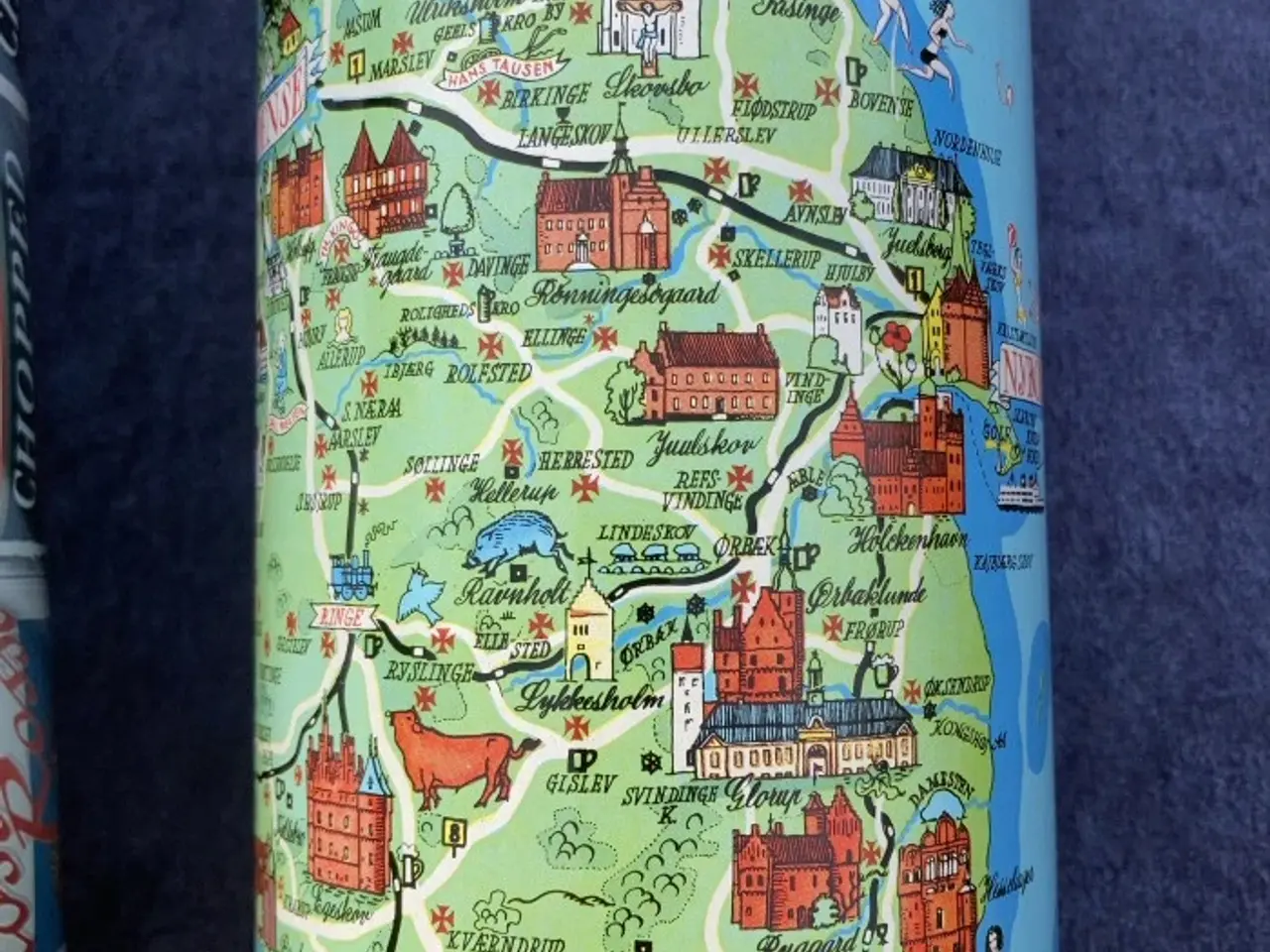 Billede 2 - Metaldåser – runde – 34 cm høje