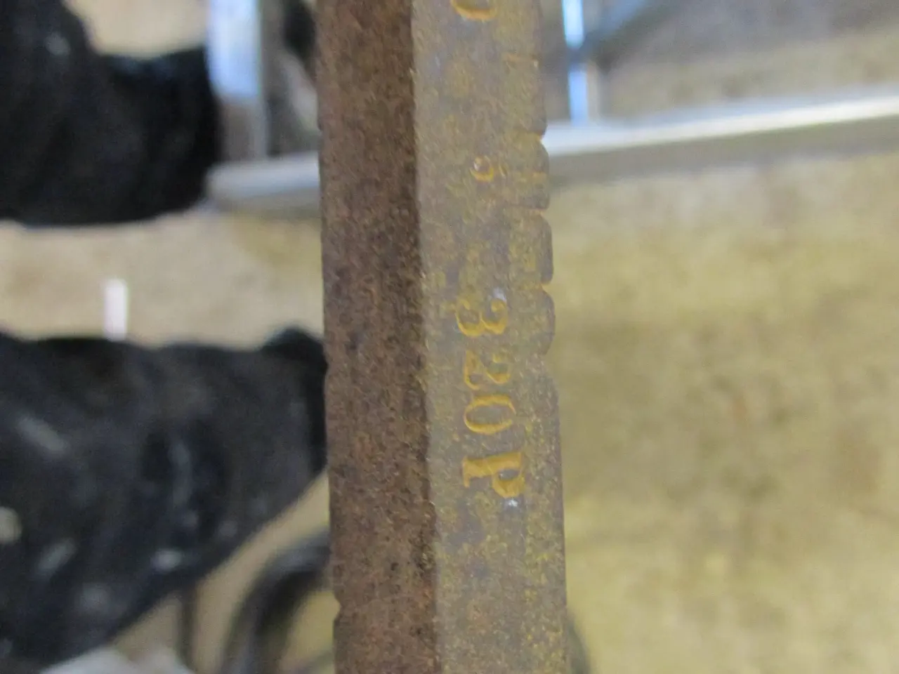 Billede 4 - Bismervægt stor Jern, 100 år gl. 1 meter lang .