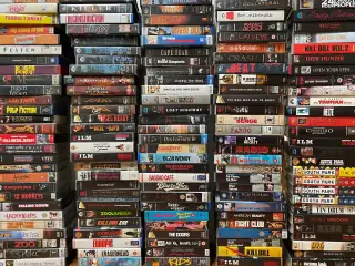 Blandede VHS Film