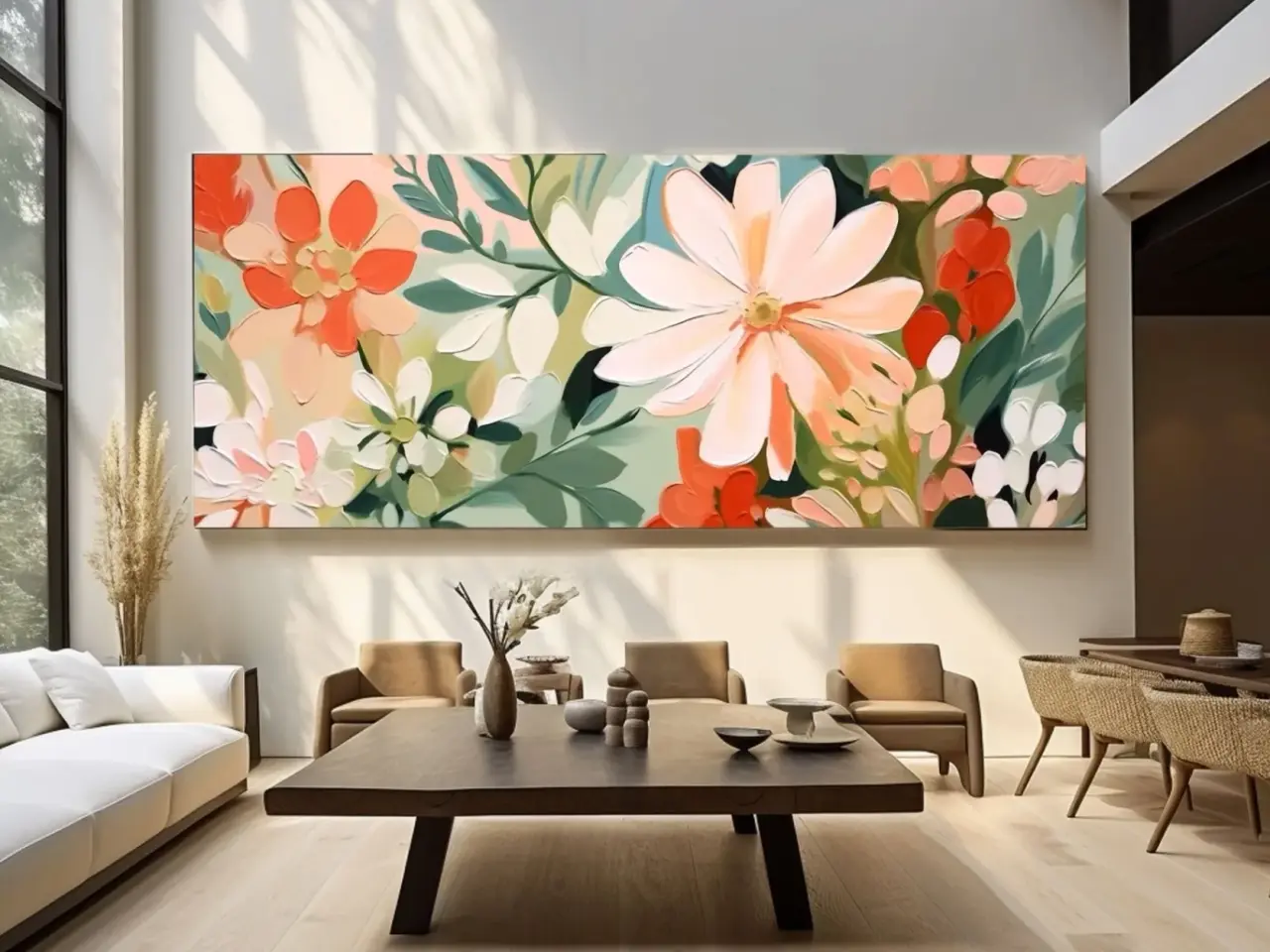 Billede 5 - Stort maleri 95 x 200 cm (Gratis levering)