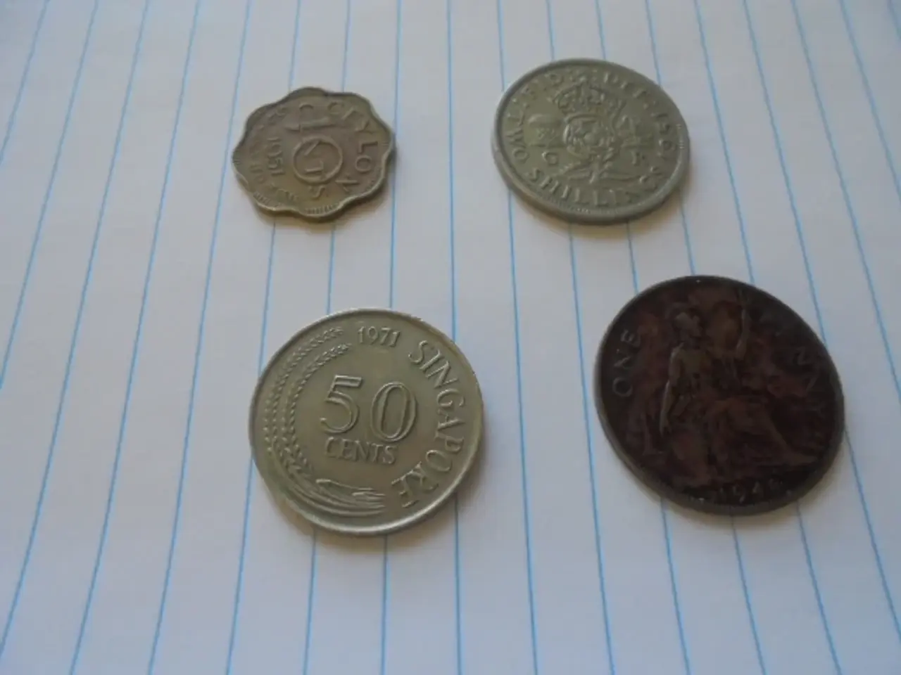 Billede 2 - 4 gamle britiske mønter
