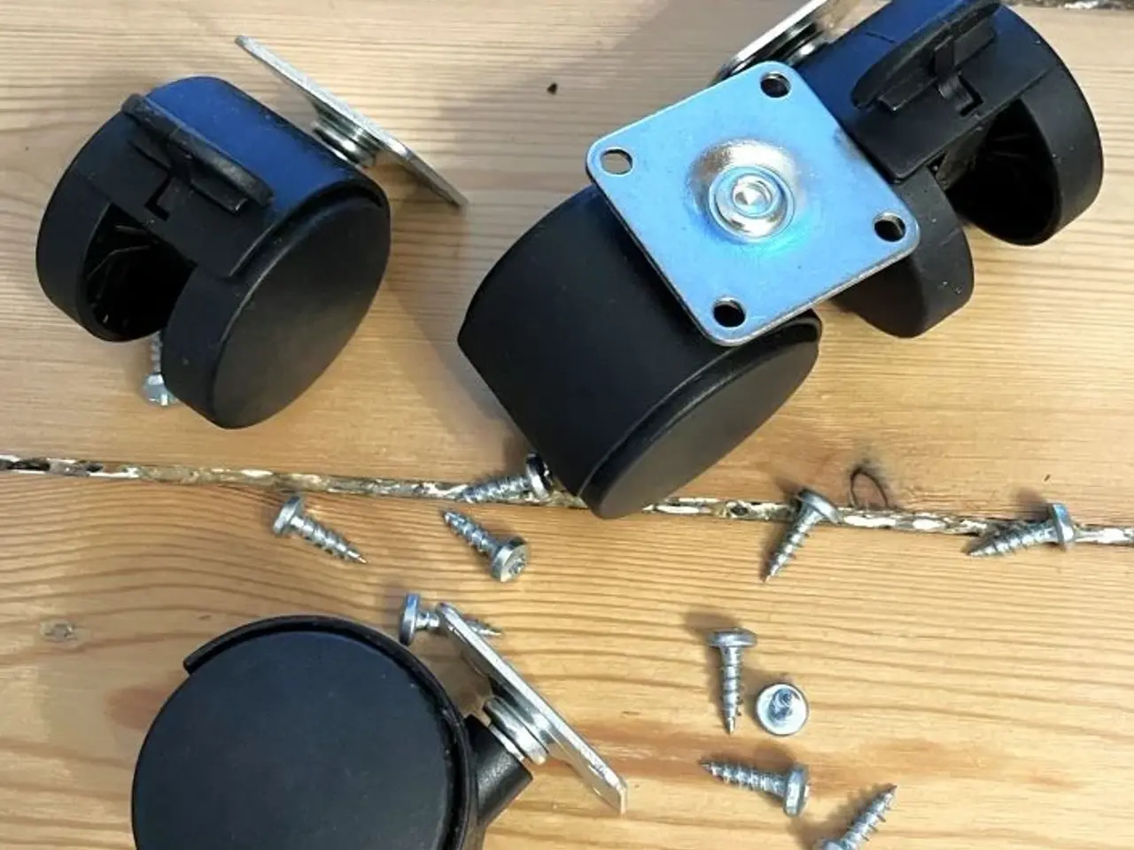 Billede 2 - Møbelhjul - Transporthjul - Inventarhjul.