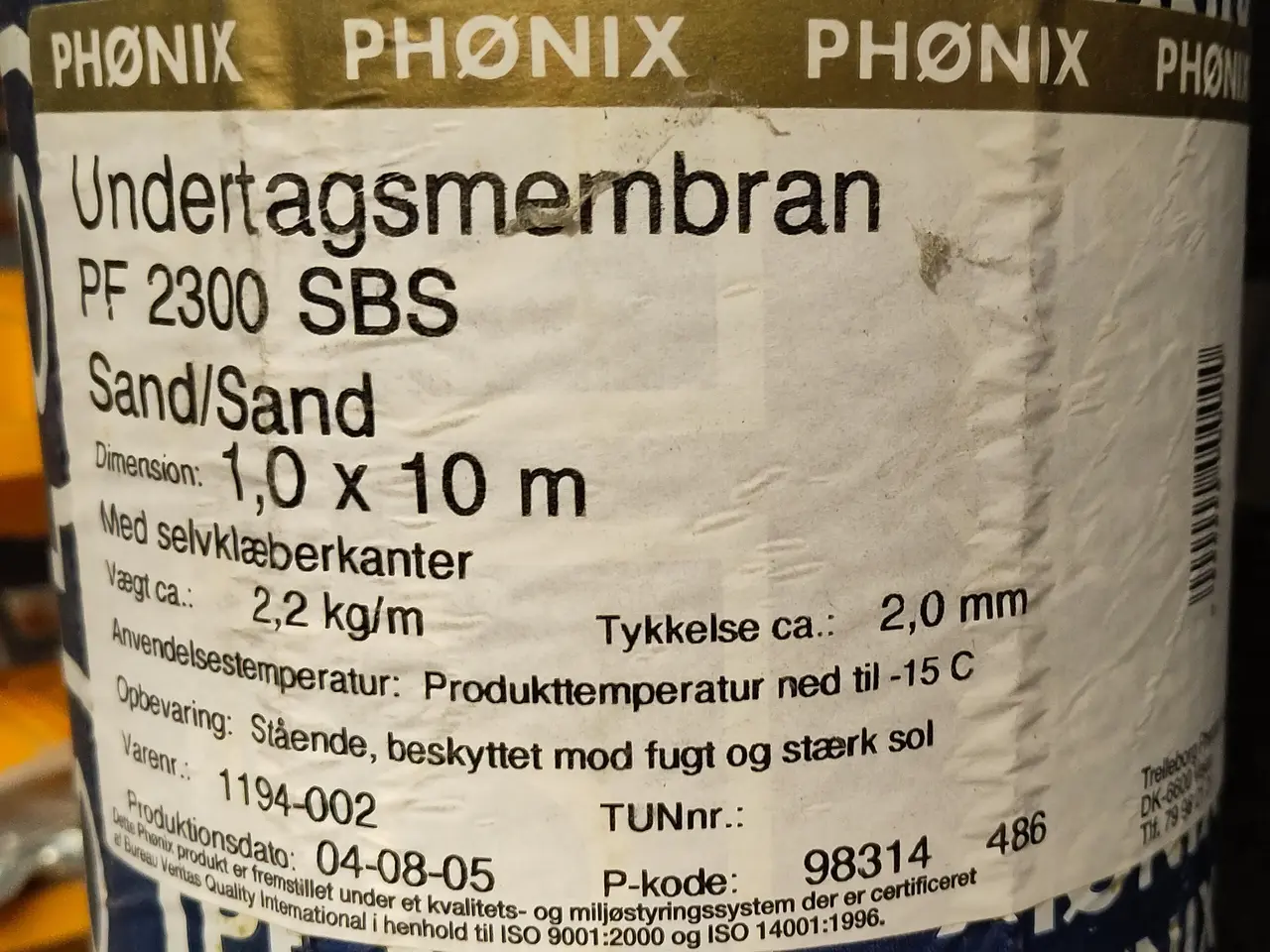 Billede 2 - Tagpap PF-2300-SBS PHØNIX