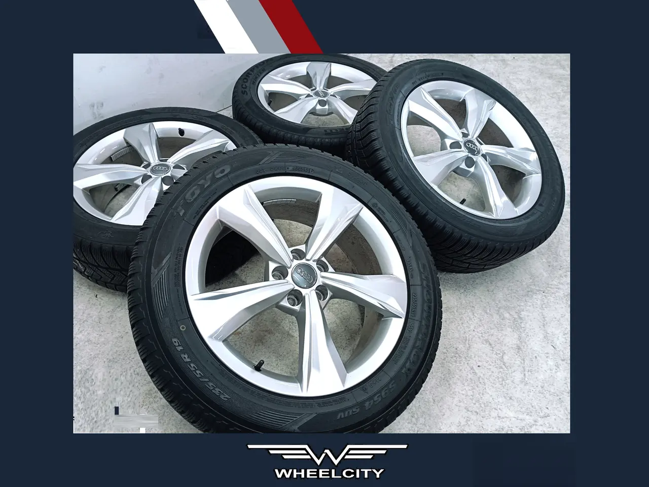 Billede 1 - 5x112 19" ET34 nav 66,5ø AUDI Q5 vintersæt