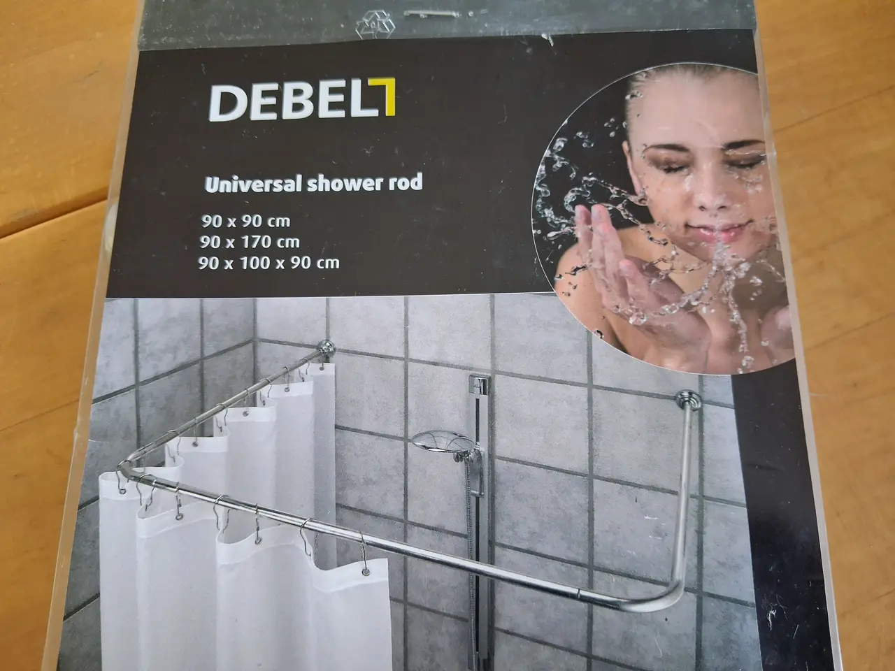 Billede 3 - Badeforhængsstang, Debel