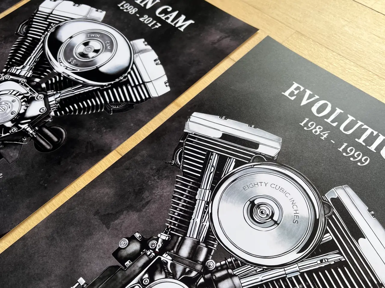 Billede 5 - Harley-Davidson plakat sæt