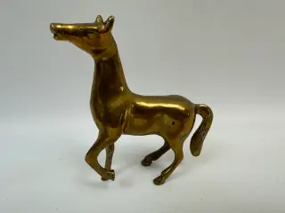Lille vintage messing hest