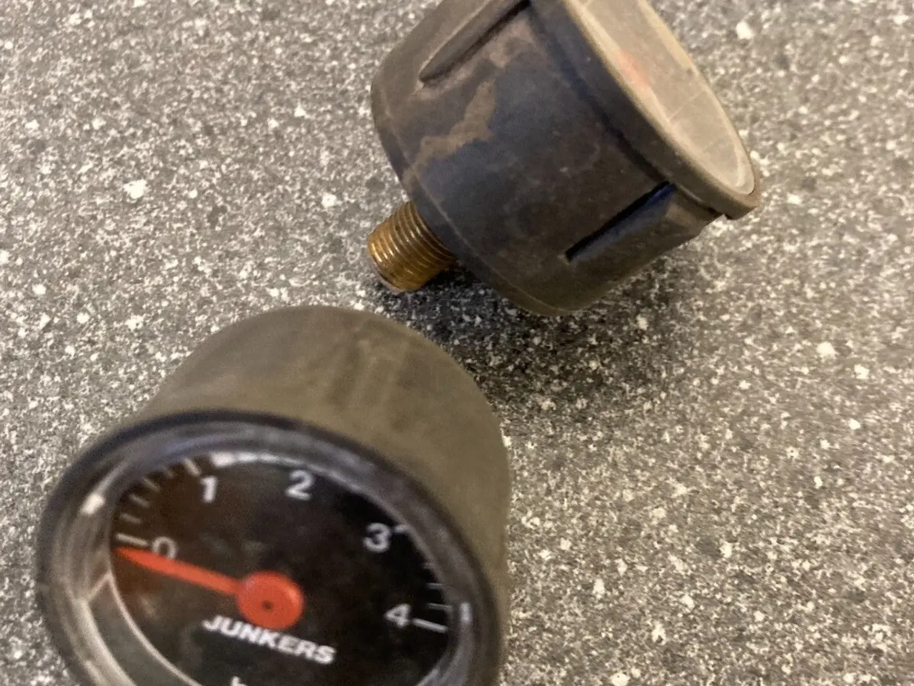 Billede 4 - 2x Junkers Bosch Boiler Pressure Gauges 0-4 Bar