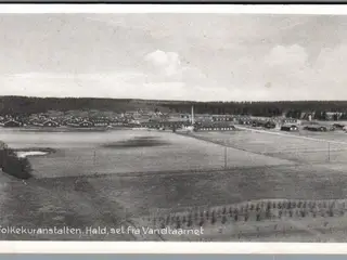 Folkekuranstalten - Hald - set fra Vandtaarnet - Postkort - Ubrugt