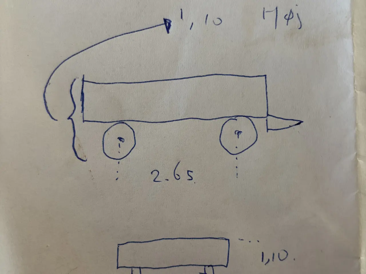 Billede 4 - Traktorvogn som har stået opklodset