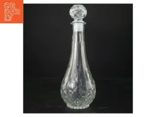 Glas karaffel med låg (str. 32x11 cm)