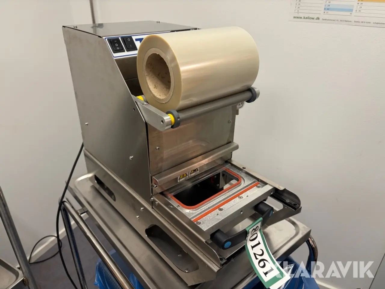 Billede 4 - Bakke-/traysealer Techpa Machinery TM 20E med folierulle