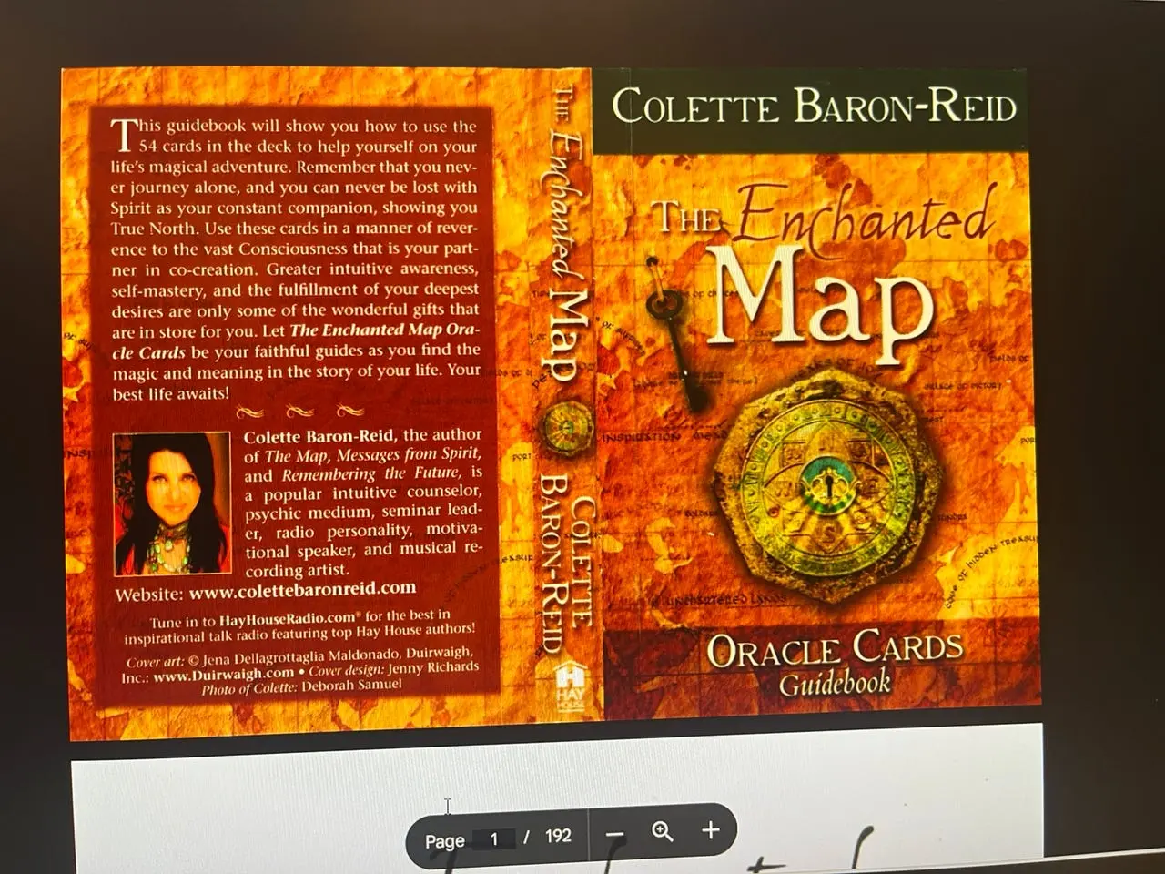 Billede 9 - The Enchanted Map orakelkort + guidebog (Colette Baron-Reid)