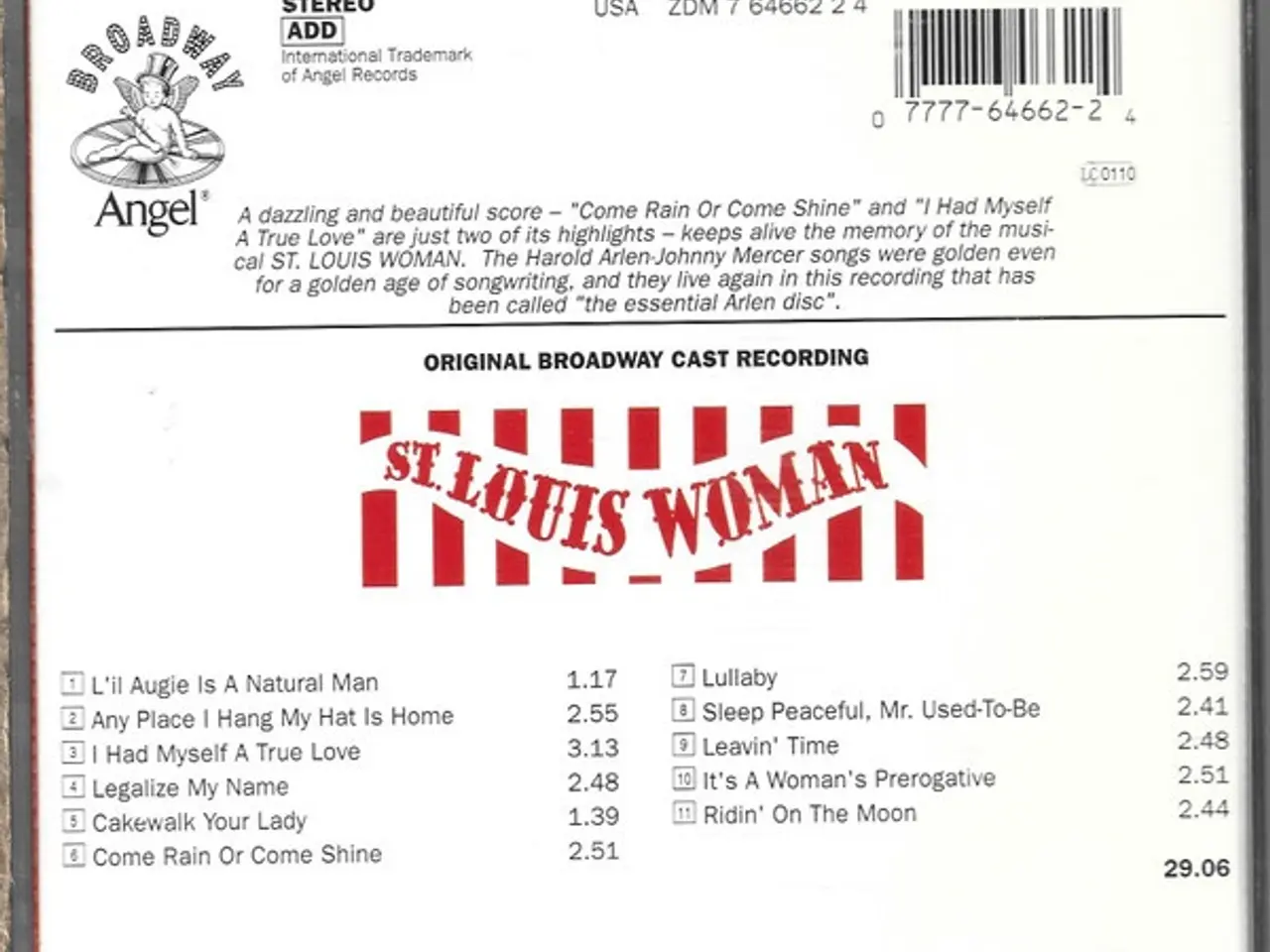 Billede 3 - Original Broadway Cast* – St. Louis Woman – CD