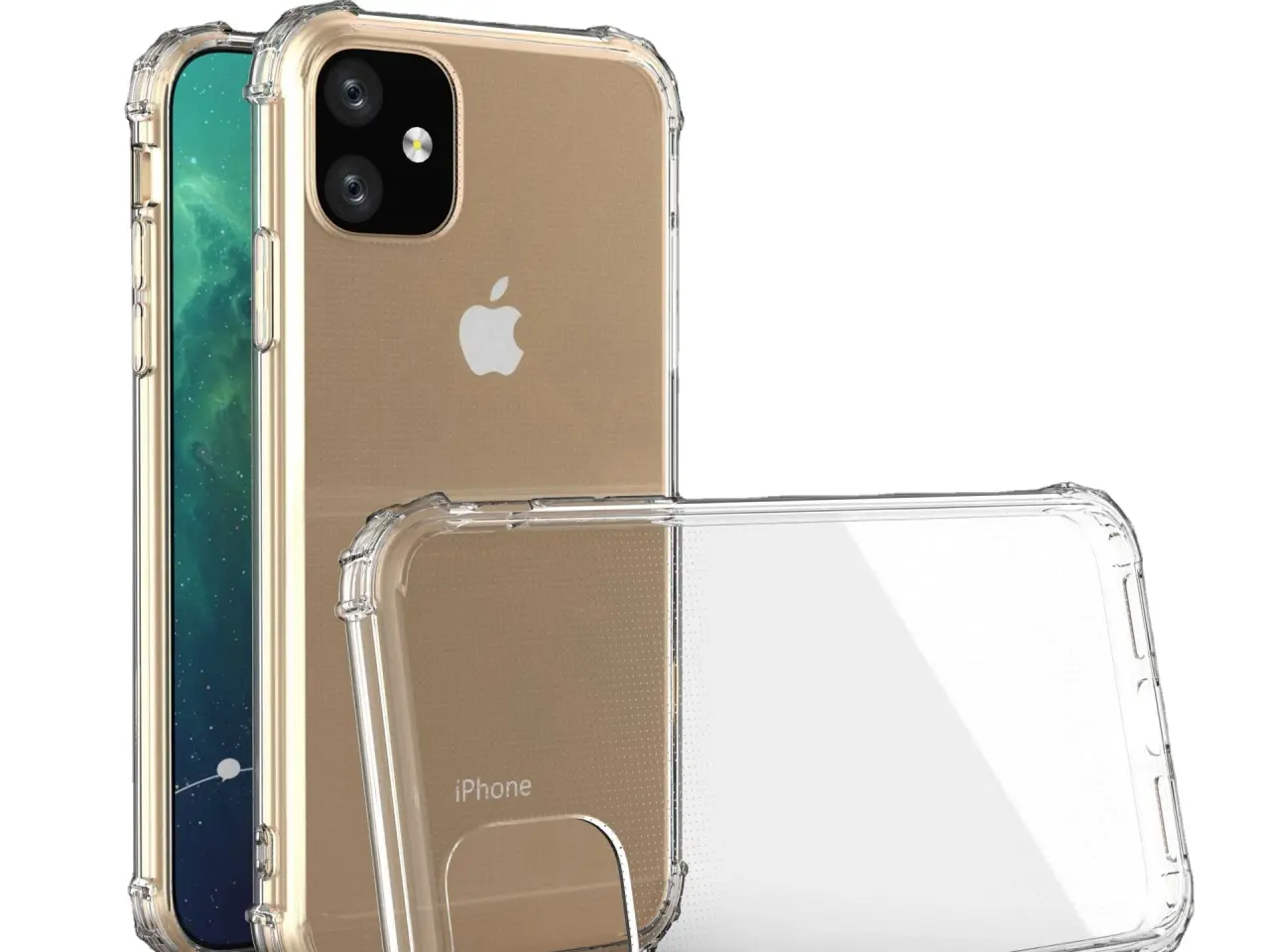 Billede 2 - Silikone Cover til iPhone – Stødsikkert & Gennemsi