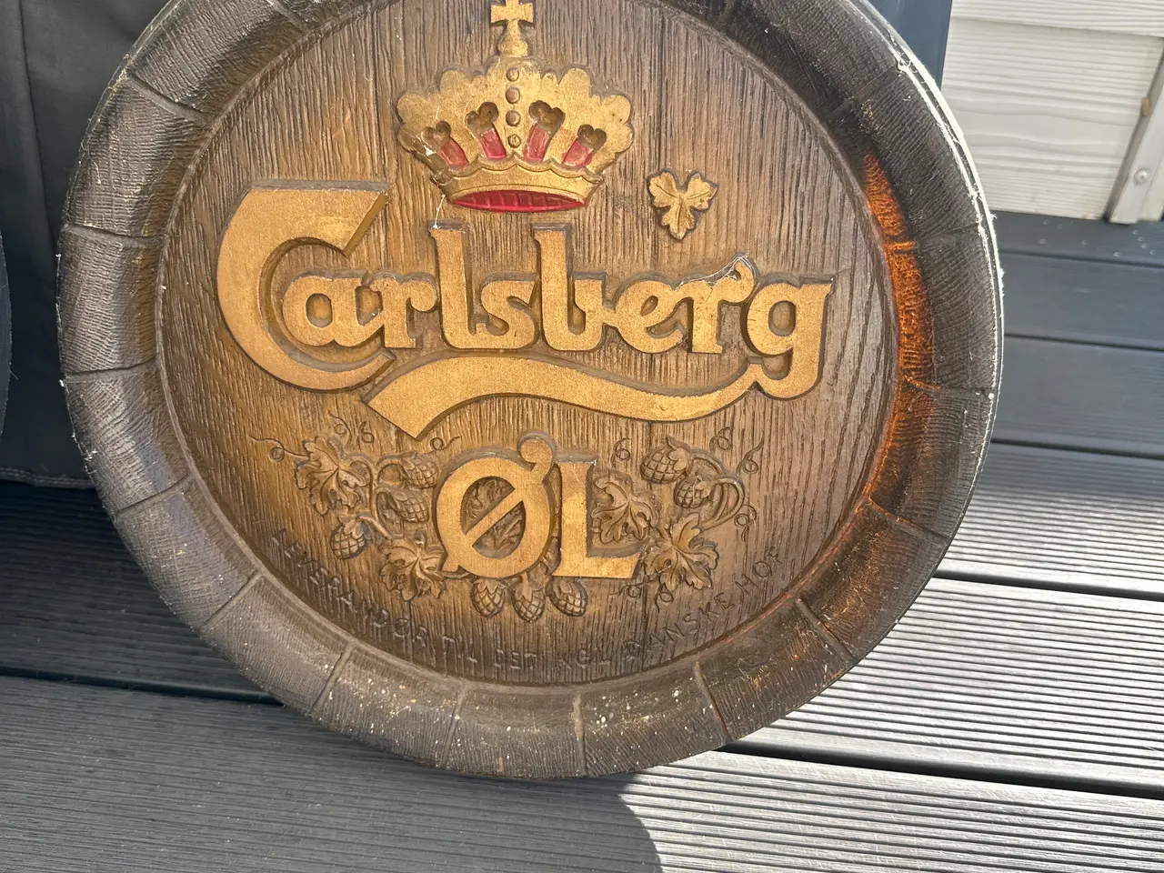 Billede 1 - Gammel øl skilt fra Carlsberg