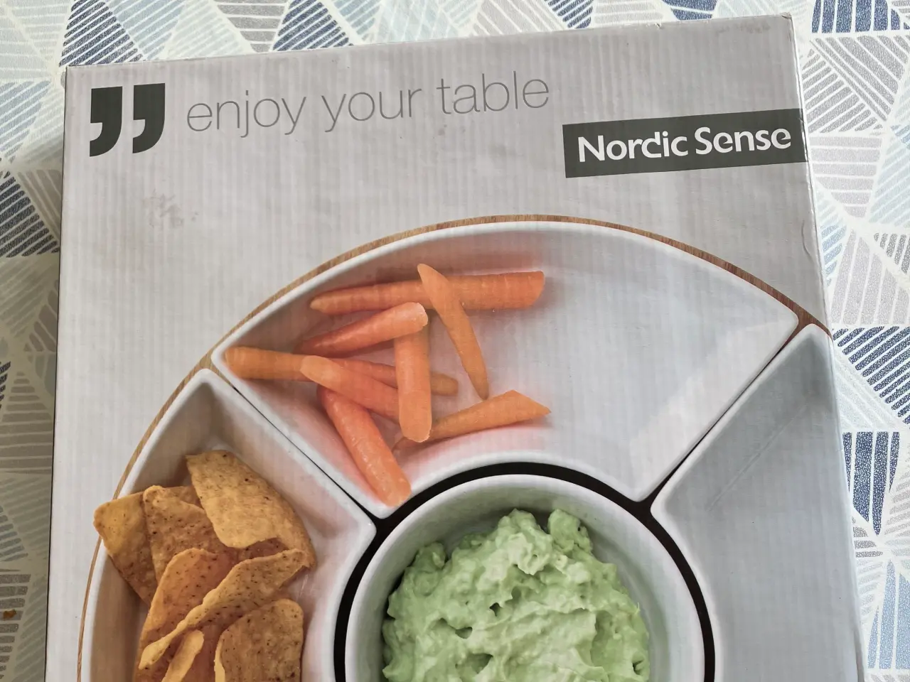 Billede 1 - Snacksæt/serveringsbakke