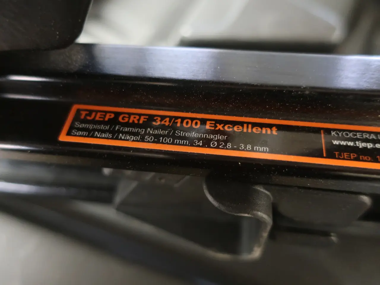 Billede 2 - Sømpistol TJEP GRF 34/100 EXCELLENT