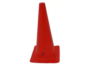 Kegle Ø25 x 40 cm til Pony Mounted Games – Slidstærk plastik kegle i gul eller rød