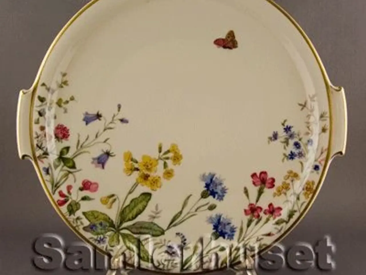 Billede 1 - Danmarks Flora Kagefad Rundt 28 cm.