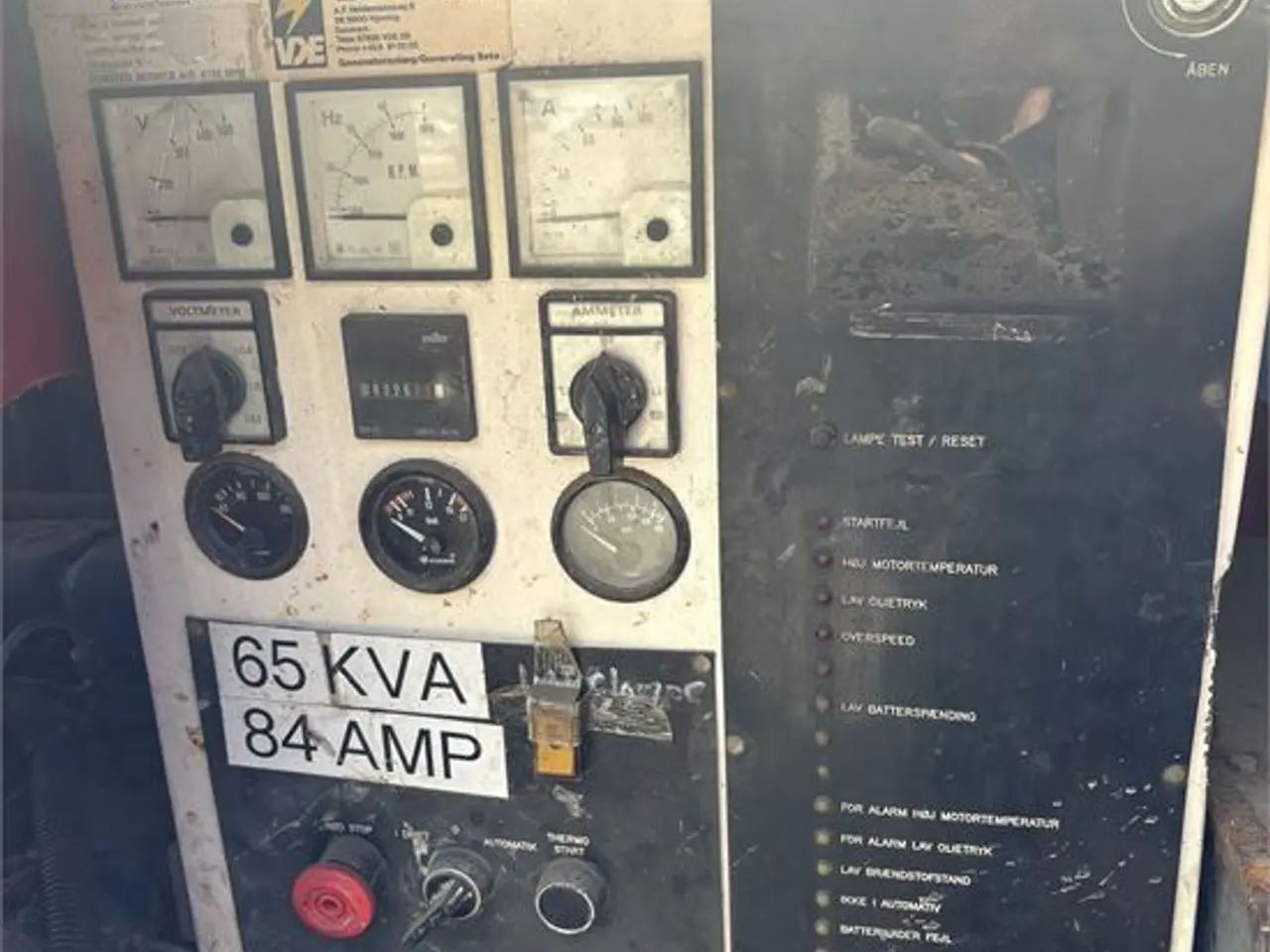 Billede 23 - ABC PT4 E - Kva 65 / kW 58 / Volt 380 / Amp 98 / Hz 50 / RPM 1500